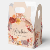 Herfst in Love Woodland Animals, Rustisch Baby sho Bedankdoosjes (Geopend)