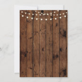 Herfst in Love Wreater Herfst Verloving Floral Inv Kaart (Achterkant)