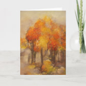 Herfst in mijn huis kaart (Voorkant)