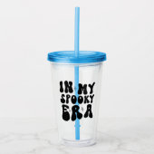 Herfst  In Mijn Spooky Era Retro Halloween Acryl Drinkbeker (Voorkant)