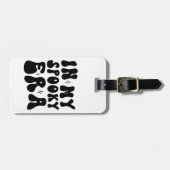 Herfst  In Mijn Spooky Era Retro Halloween Bagagelabel (Voorkant horizontaal)