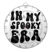 Herfst  In Mijn Spooky Era Retro Halloween Dartbord (Voorkant)