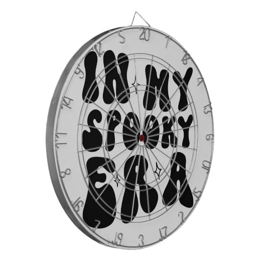 Herfst  In Mijn Spooky Era Retro Halloween Dartbord (Voorkant Links)