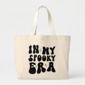 Herfst  In Mijn Spooky Era Retro Halloween Grote Tote Bag (Voorkant)