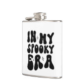 Herfst  In Mijn Spooky Era Retro Halloween Heupfles (Links)