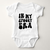 Herfst  In Mijn Spooky Era Retro Halloween Romper (Voorkant)