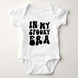 Herfst  In Mijn Spooky Era Retro Halloween Romper