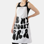 Herfst  In Mijn Spooky Era Retro Halloween Schort (Insitu)