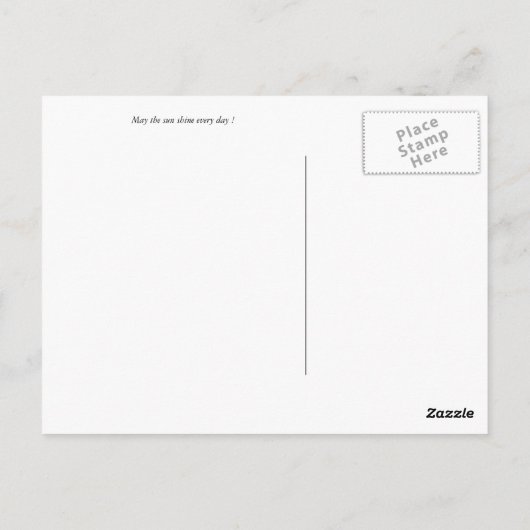 Herfst in Montreal Briefkaart (Achterkant)