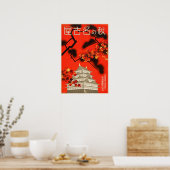  herfst in Nagoya Japan Reis Poster (Keuken)