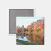 Herfst in New England 54 ~ magneet (Voorkant / Achterkant)