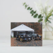 Herfst in New England Feestdagenkaart (Staand voorkant)