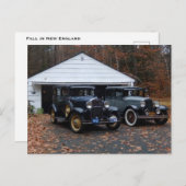 Herfst in New England Feestdagenkaart (Voorkant / Achterkant)