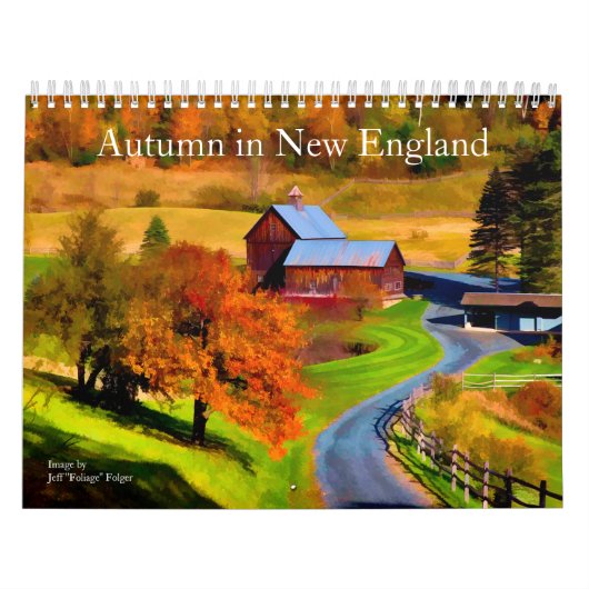 Herfst in New England Kalender (Hoes)