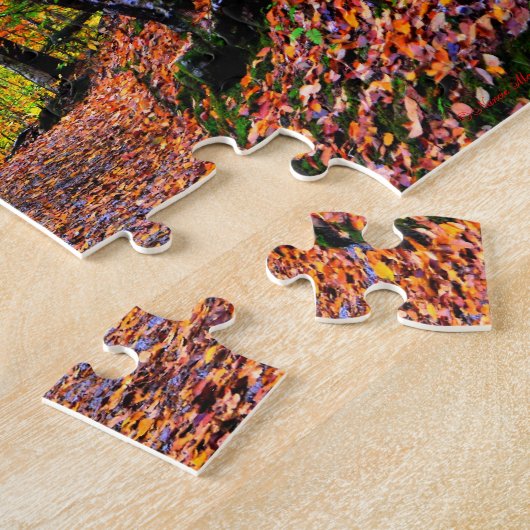 Herfst in New England Puzzle Legpuzzel (Zijkant)