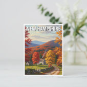 Herfst in New Hampshire Reizen Briefkaart (Staand voorkant)