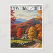 Herfst in New Hampshire Reizen Briefkaart (Voorkant)