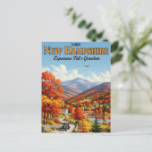 Herfst in New Hampshire Reizen Briefkaart (Staand voorkant)