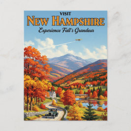 Herfst in New Hampshire Reizen Briefkaart