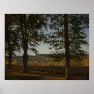 Herfst in New Paltz NY Poster