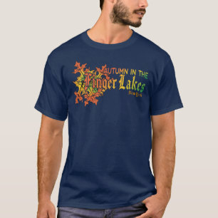 Herfst in New York Finger Lakes, Bladeren T-shirt