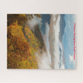 Herfst in North Carolina. Kerstgroeten Legpuzzel (Horizontaal)