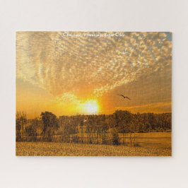 Herfst in Ohio.Kerstgroeten Legpuzzel