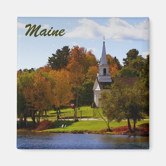 Herfst in Orland, ME Magneet (Voorkant)