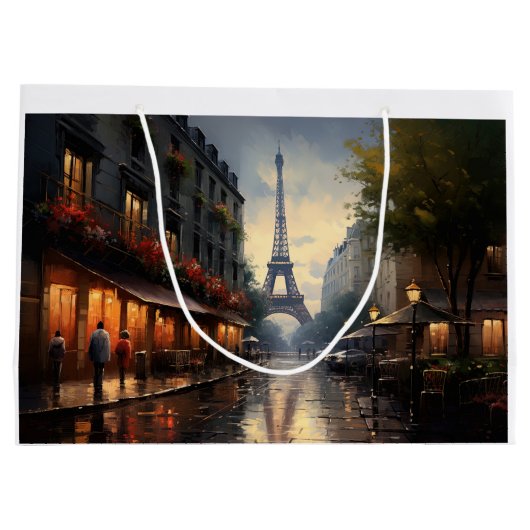  herfst in Parijs Frankrijk Groot Cadeauzakje (Achterkant)