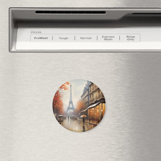 Herfst in Parijs Frankrijk Magneet (Insitu (Vaatwasser))