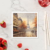 herfst in Parijs Frankrijk Servet (Insitu)