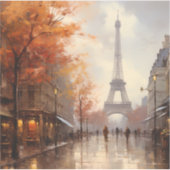  herfst in Parijs Frankrijk Sticker (Voorkant)