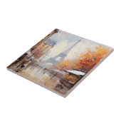 Herfst in Parijs Frankrijk Tegeltje (Zijkant)