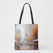 Herfst in Parijs Frankrijk Tote Bag (Voorkant)