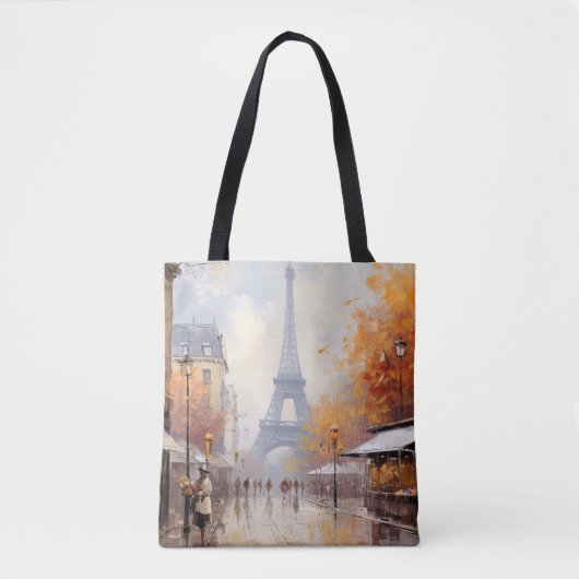 Herfst in Parijs Frankrijk Tote Bag (Voorkant)