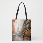 Herfst in Parijs Frankrijk Tote Bag (Voorkant)