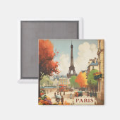 Herfst in Parijs Koelkast Reis Herinnering Magneet (Voorkant / Achterkant)