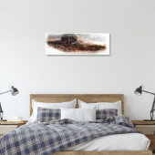 Herfst in Platteland Waterverf Landschap Canvas Afdruk (Insitu (Slaapkamer))