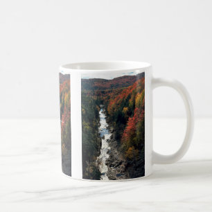 Herfst in Queechee Gorge, Queechee, Vermont; Koffiemok