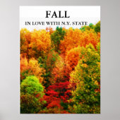 HERFST, IN VERLIEZEN MET DE druk VAN DE STAAT VAN  Poster (Voorkant)