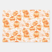 Herfst in Waterverf inpakvellen Inpakpapier Vel (Voorkant 3)