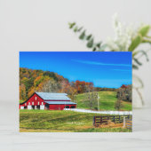 Herfst in West Virginia Kaart (Staand voorkant)