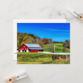 Herfst in West Virginia Kaart (Voorkant / Achterkant in situ)