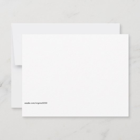 Herfst in West Virginia Kaart (Achterkant)