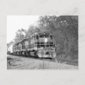 Herfst in zwart-wit briefkaart (Voorkant)