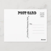 Herfst in zwart-wit Briefkaart (Achterkant)