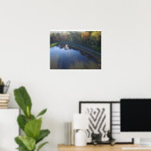 Herfst Indiana Sun en Leaves Poster (Thuiskantoor)