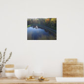 Herfst Indiana Sun en Leaves Poster (Keuken)