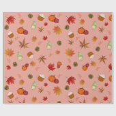 Herfst inpakpapier (Vlak)