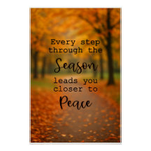 Herfst Inspirerend Poster